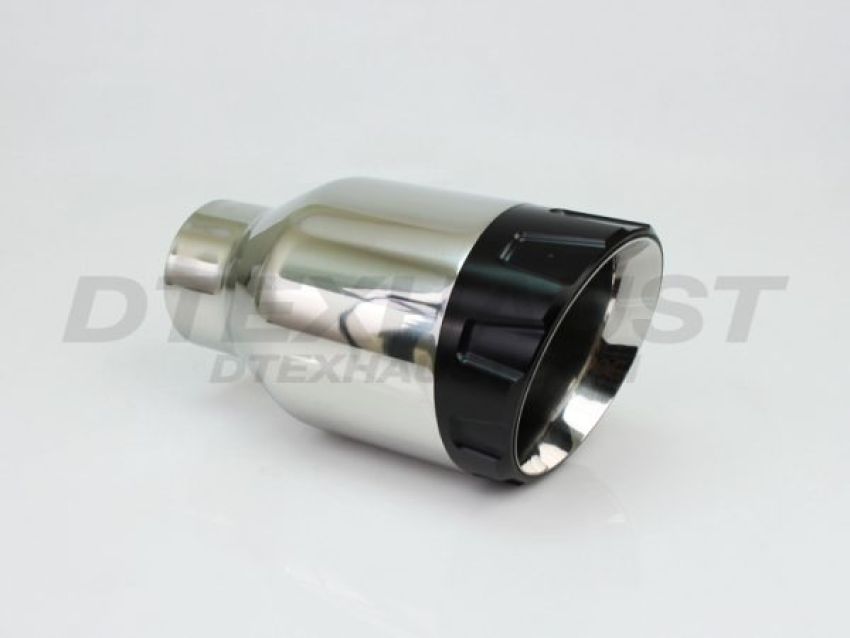 Different Trend Stainless Steel w/ Anodized Alum 4″ Double Wall Closed Outer Casing W/ Black Anodized Aluminum Bi DT-24167C