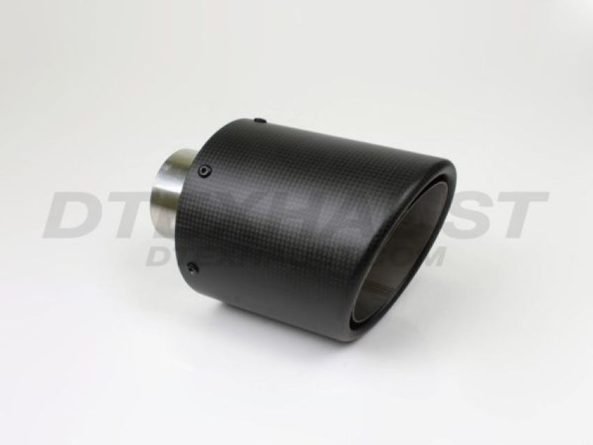 Different Trend Carbon Fiber 4.5″ X7″ Double Layered Rolled Edge With Polish Inner Pipe DT-24168D