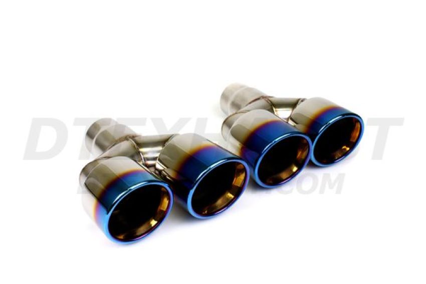 Different Trend 3.50″ Dual Rolled Angle Double-wall Blue Flame, Passenger Side DT-24179RBF