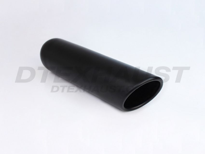 Different Trend 12″ Black Powder Coated 4″ Rolled Slant DT-254012RBK