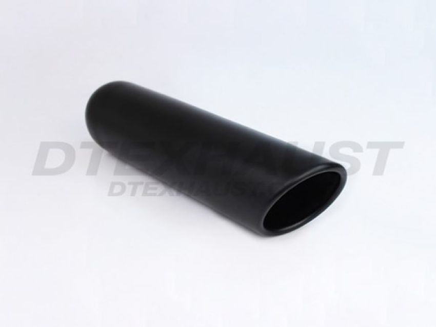 Different Trend 12″ Black Powder Coated 3.5″ Rolled Slant DT-253512RBK