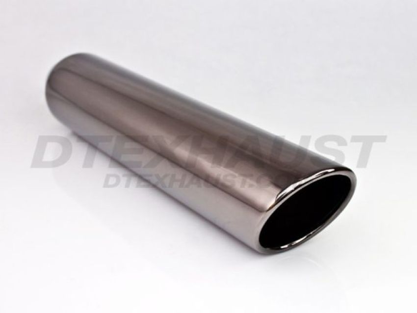 Different Trend Black Chrome 4″x18 Rolled Slant DT-244018RBM