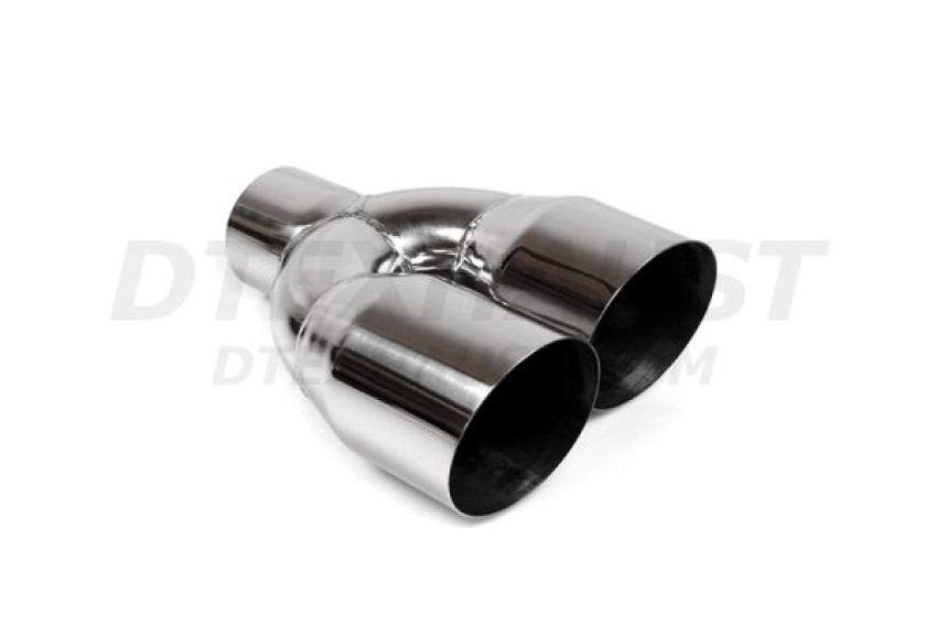Different Trend Hi-Polished Tips 3.5″ Dual Angle Cut Passenger Side DT-25088RDL