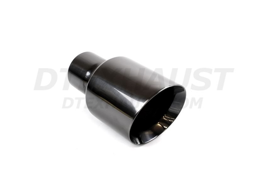 Different Trend Black Chrome Look 5″ Double Wall Slant DT-30113EBL