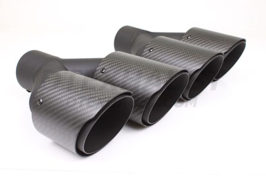 Different Trend 3.5″ Dual Double Wall Slant Carbon Fiber Tip Driver Side DT-25223L