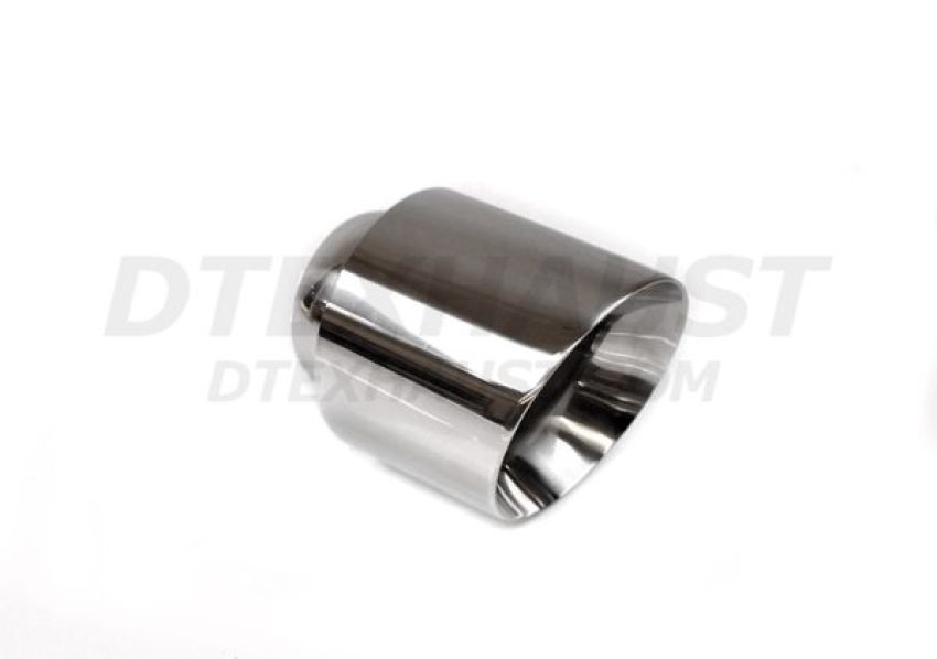 Different Trend Hi-Polished Tips 304ss Polish Double Wall Slant Cut Tip DT-25316