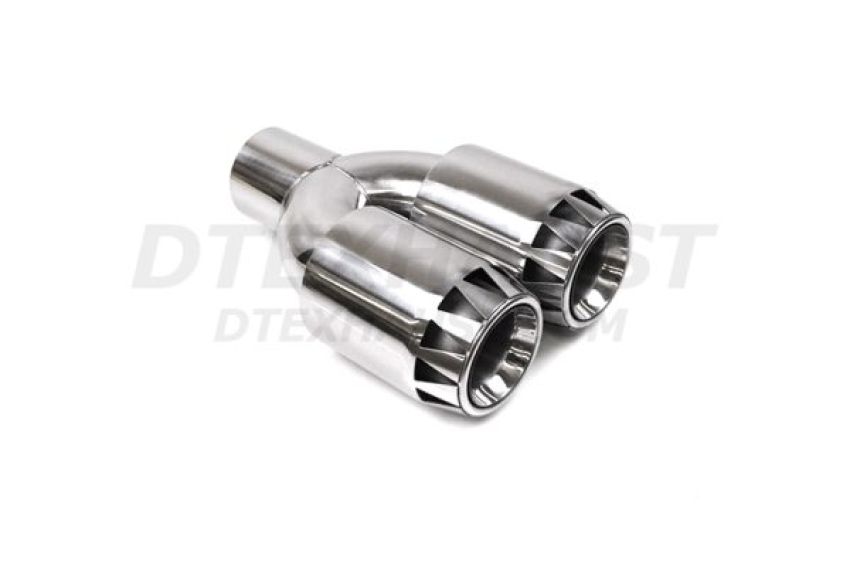 Different Trend Hi-Polished Tips Dual 4” Polished Exhaust Tip DT-25326