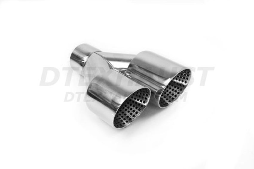 Different Trend Hi-Polished Tips Dual Polished Exhaust Tip Driver Side DT-25328BL