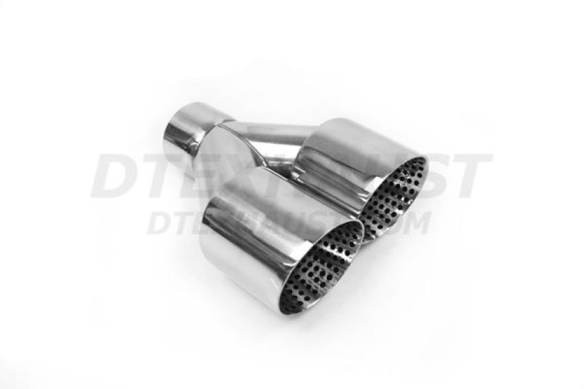 Different Trend Hi-Polished Tips Dual Polished Exhaust Tip Passenger Side DT-25328BR