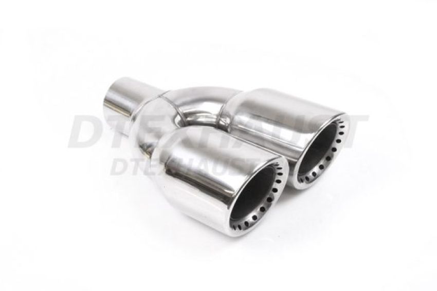 Different Trend Hi-Polished Tips Dual Polished Exhaust Tips DT-25331