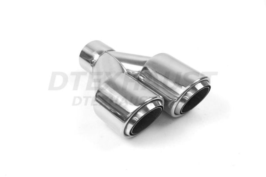 Different Trend Hi-Polished Tips Dual 4” Polished Exhaust Tip, Driver Side DT-25333L