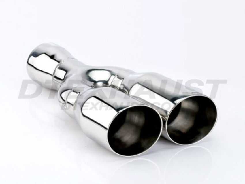 Different Trend Hi-Polished Tips 3.5″ Dual Double Wall Sideway DT-30028DS