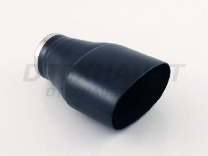 Different Trend Black Powder Coated Oval Round Double Wall DT-30065-8BK