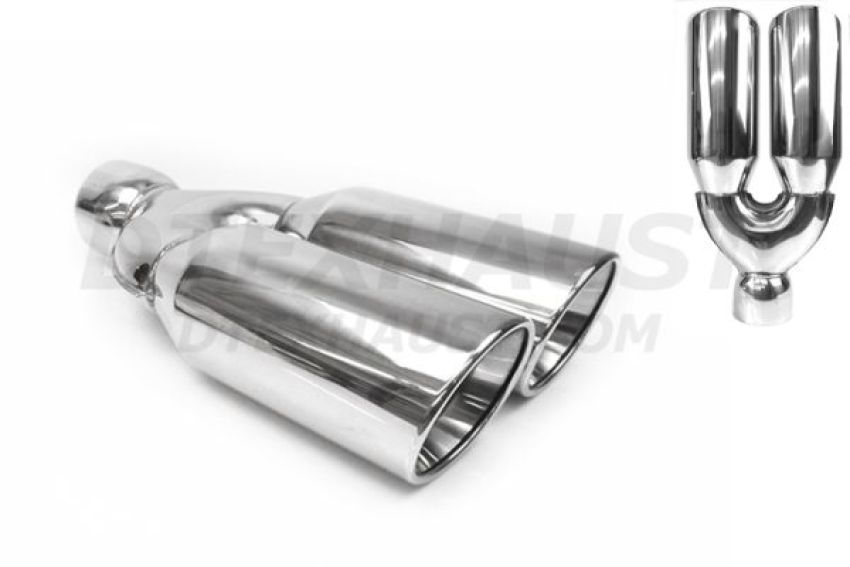 Different Trend Hi-Polished Tips 5″ Dual Resonated Tip DT-40538DL