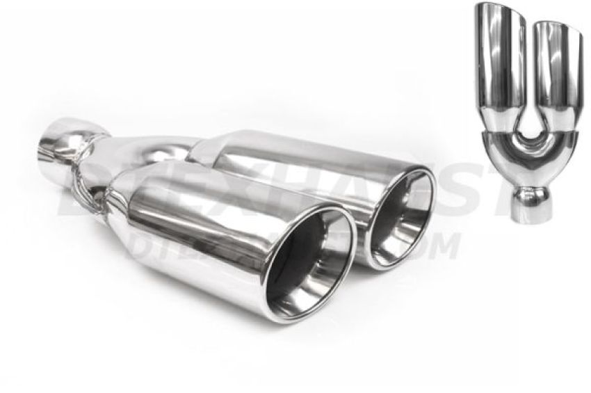 Different Trend Hi-Polished Tips 5″ Dual Sideway Angle Resonated DT-40538DS
