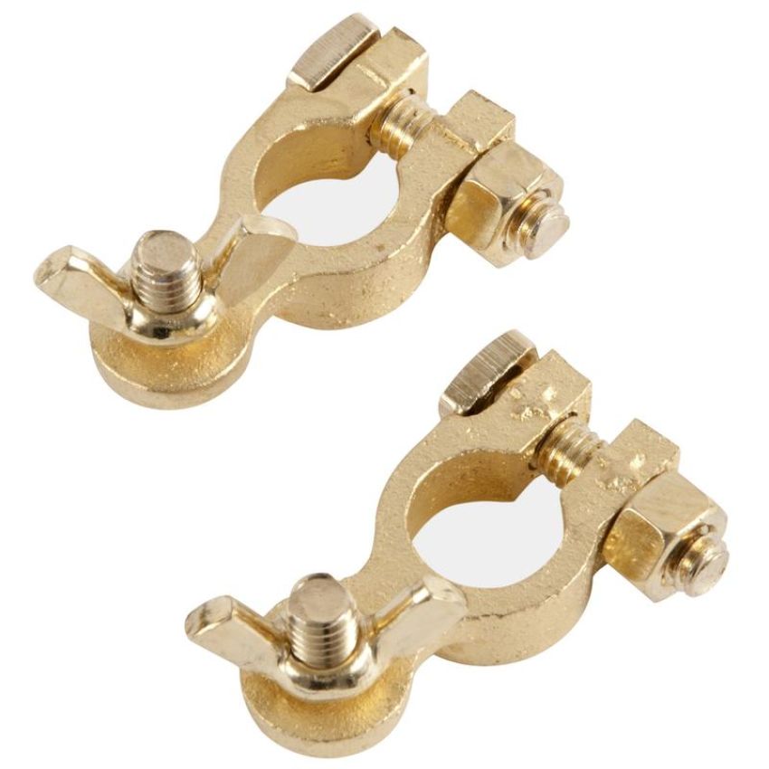 Deka 00639 Brass Wing Nut Terminals