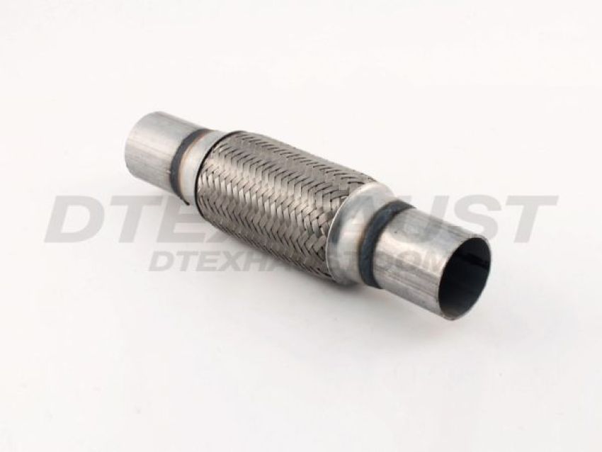 Different Trend Stainless Steel Flexible Pipe 6″ Double Braided Flexible Pipe With Nipple, I.d. 1.75″ DTF-1706N