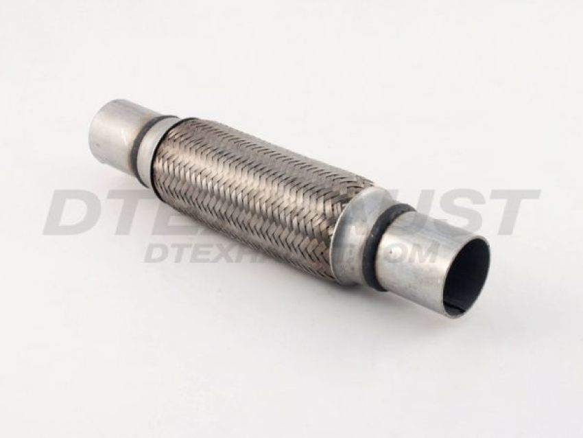 Different Trend Stainless Steel Flexible Pipe 8″ Double Braided Flexible Pipe With Nipple, I.d. 1.75″ DTF-1708N