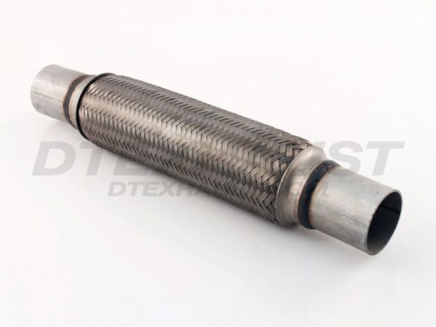 Different Trend Stainless Steel Flexible Pipe 10″ Double Braided Flexible Pipe With Nipple, I.d. 1.75″ DTF-1710N