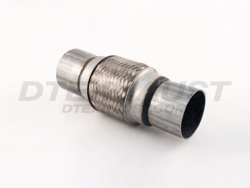 Different Trend Stainless Steel Flexible Pipe 4″ Double Braided Flexible Pipe With Nipple, I.d. 2.25″ DTF-2404N