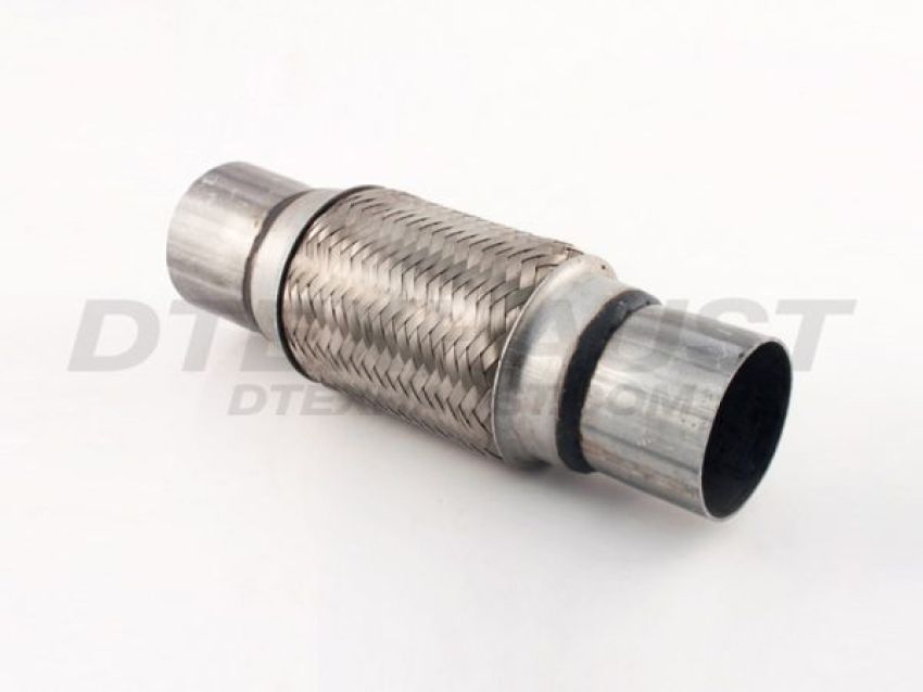 Different Trend Stainless Steel Flexible Pipe 6″ Double Braided Flexible Pipe With Nipple, I.d. 2.25″ DTF-2406N