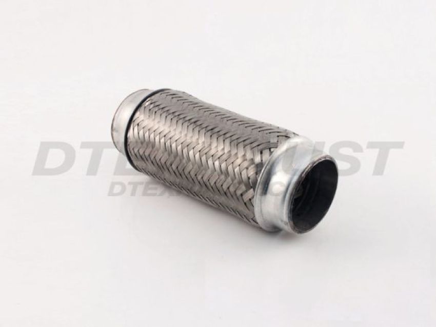 Different Trend Stainless Steel Flexible Pipe 8″ Double Braided Flexible Pipe, I.d. 2.25″, Blank DTF-2408B