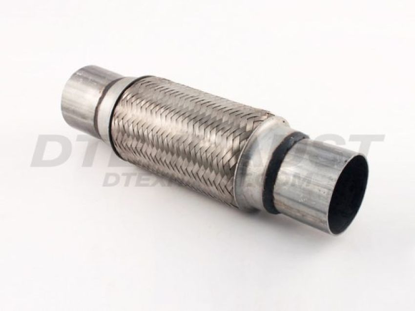 Different Trend Stainless Steel Flexible Pipe 8″ Double Braided Flexible Pipe With Nipple, I.d. 2.25″ DTF-2408N