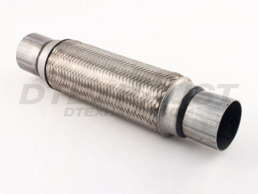 Different Trend Stainless Steel Flexible Pipe 10″ Double Braided Flexible Pipe With Nipple, I.d. 2.25″ DTF-2410N
