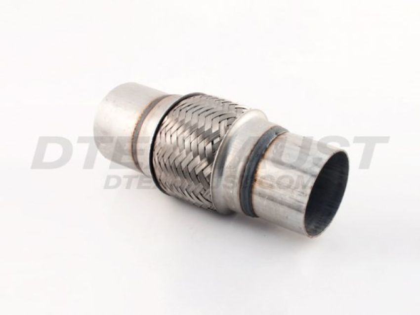 Different Trend Stainless Steel Flexible Pipe 4″ Double Braided Flexible Pipe With Nipple, I.d. 2.5″ DTF-2504N