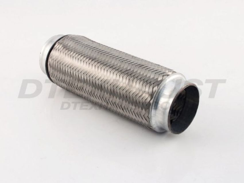Different Trend Stainless Steel Flexible Pipe 10″ Double Braided Flexible Pipe, I.d. 2.5″, Blank DTF-2510B