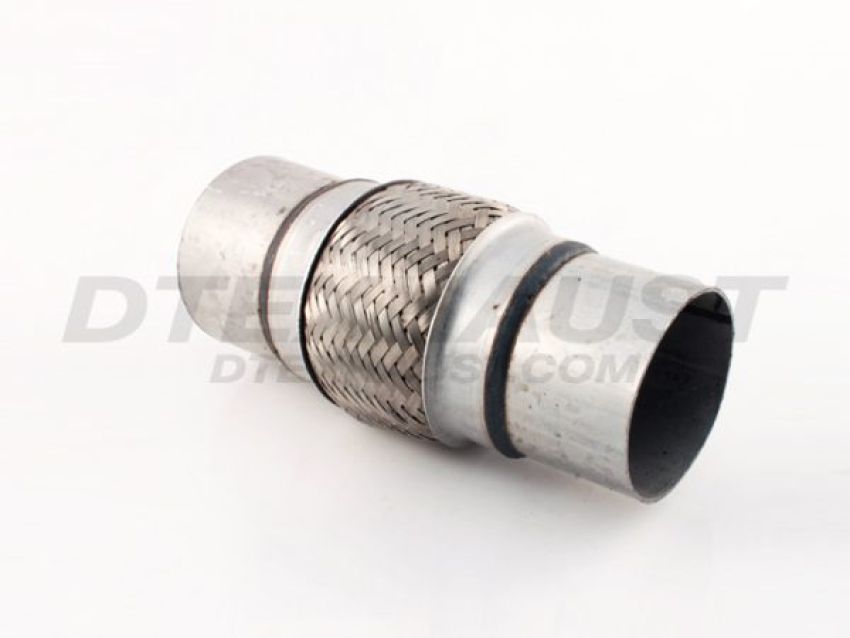 Different Trend Stainless Steel Flexible Pipe 4″ Double Braided Flexible Pipe With Nipple, I.d. 3″ DTF-3004N