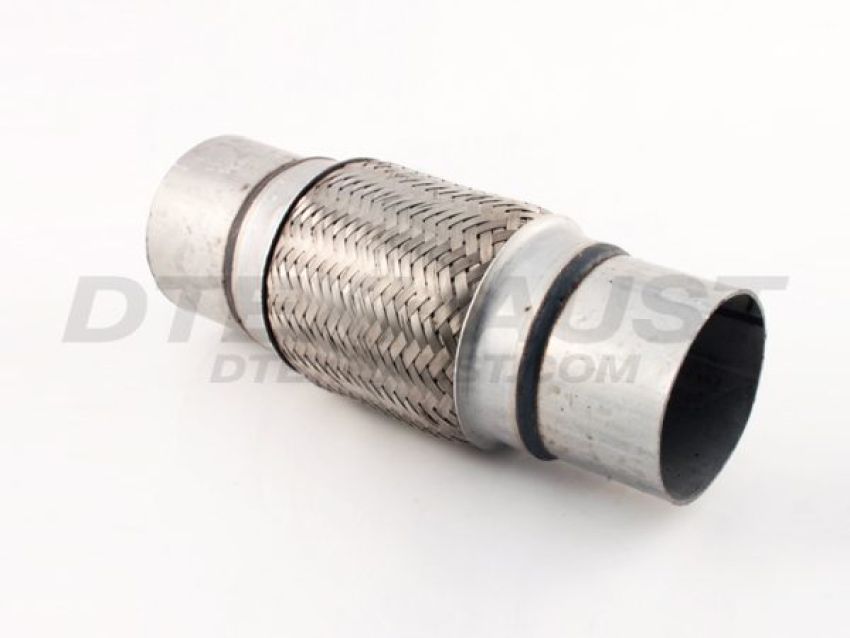 Different Trend Stainless Steel Flexible Pipe 6″ Double Braided Flexible Pipe With Nipple, I.d. 3″ DTF-3006N
