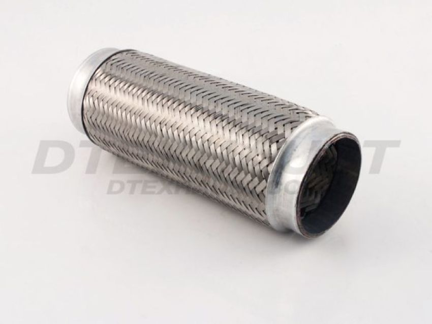 Different Trend Stainless Steel Flexible Pipe 10″ Double Braided Flexible Pipe, I.d. 3″, Blank DTF-3010B