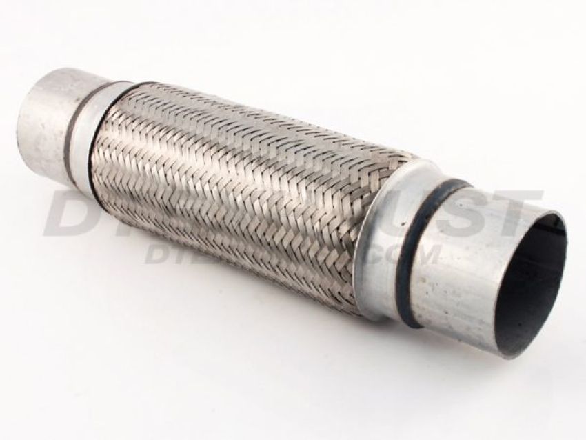 Different Trend Stainless Steel Flexible Pipe 10″ Double Braided Flexible Pipe With Nipple, I.d. 3″ DTF-3010N