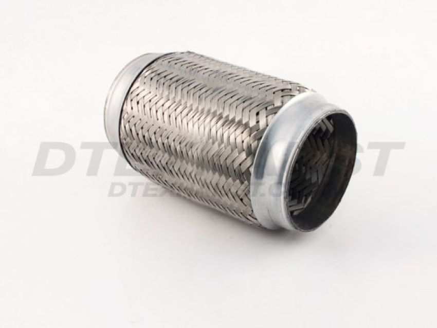 Different Trend Stainless Steel Flexible Pipe 8″ Double Braided Flexible Pipe, I.d. 3.5″, Blank DTF-3508B