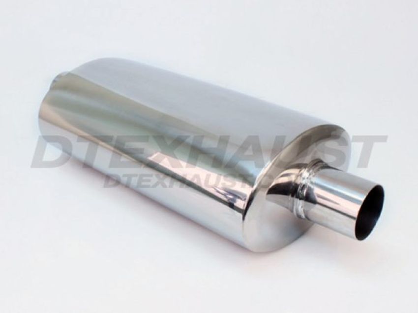Different Trend Hi-Polished Mufflers 2.25″ Center / Center DTM-103B