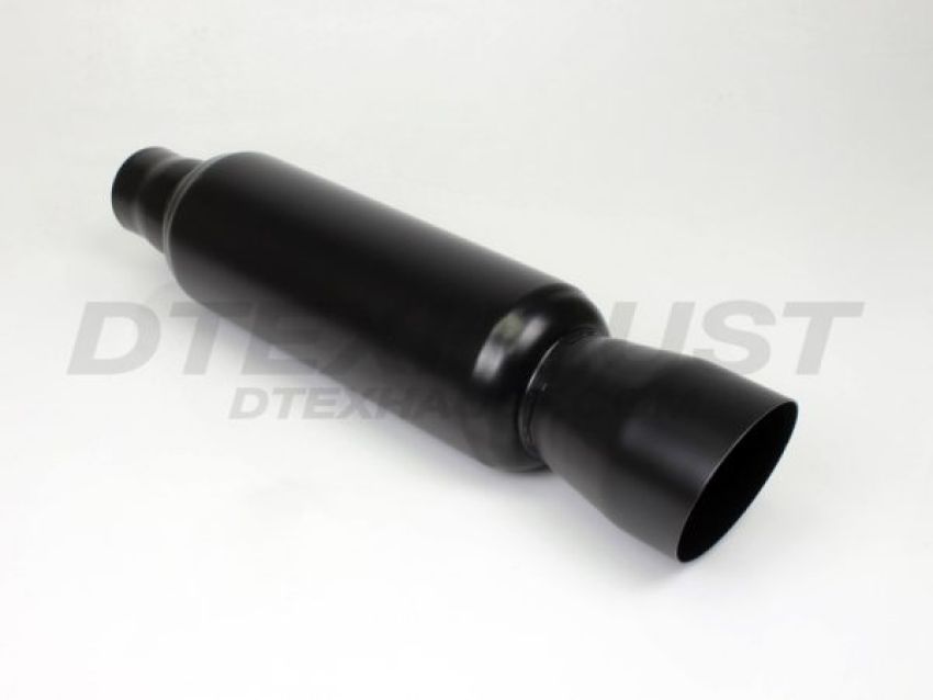 Different Trend Black Powder Coated 4″ Round W/ 3.5″ Slanted DTM-141BK