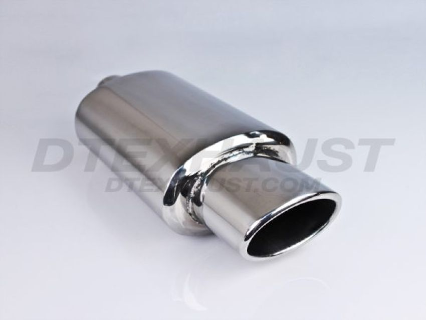 Different Trend Hi-Polished Mufflers Oval Round DTM-151