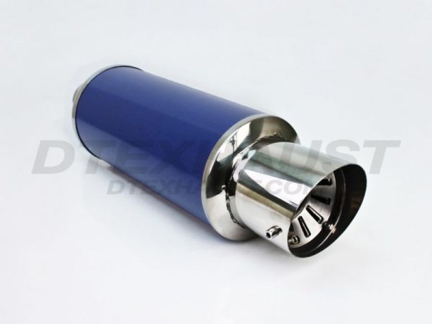 Different Trend Blue Carbon Fiber Adjustable Silencer DTM-202U