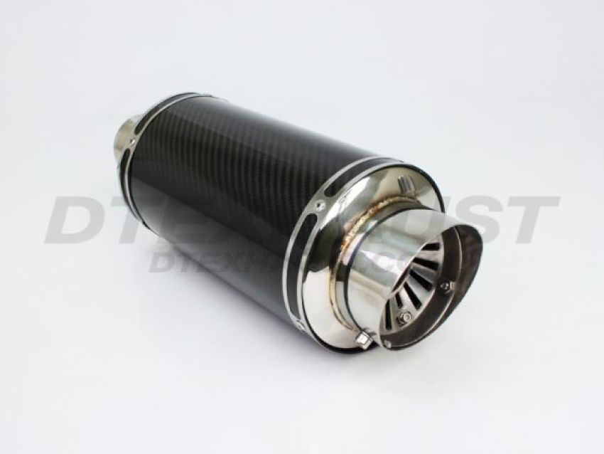 Different Trend Black Carbon Fiber Adjustable Silencer DTM-204BK