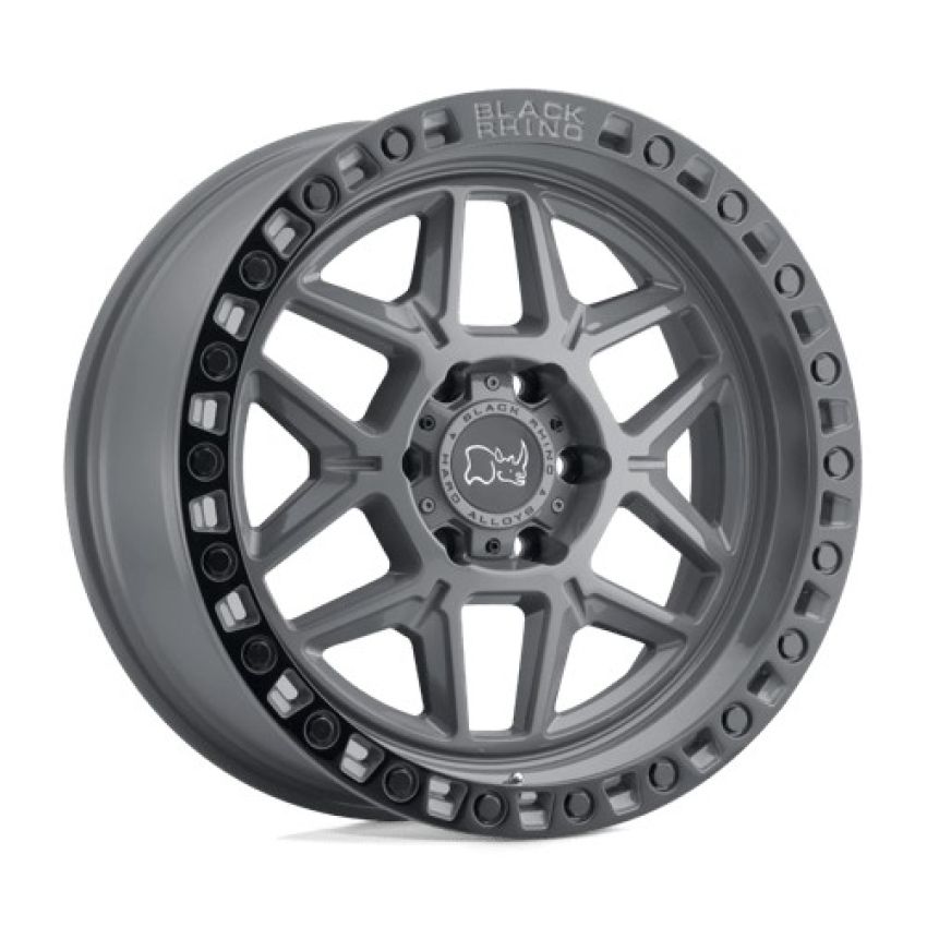 BLACK RHINO HARD ALLOYS BR KELSO 18X9 5X127 -18 71 BTL GRY BLK