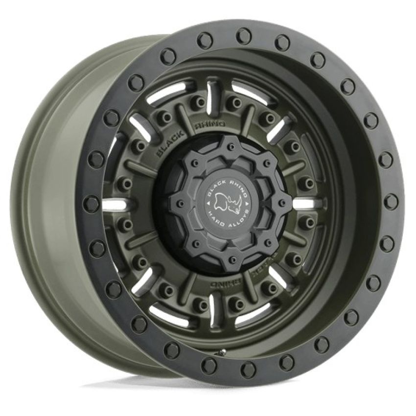 BLACK RHINO HARD ALLOYS BR ABRAMS 18X9.5 5X127 -18 71 OD GRN
