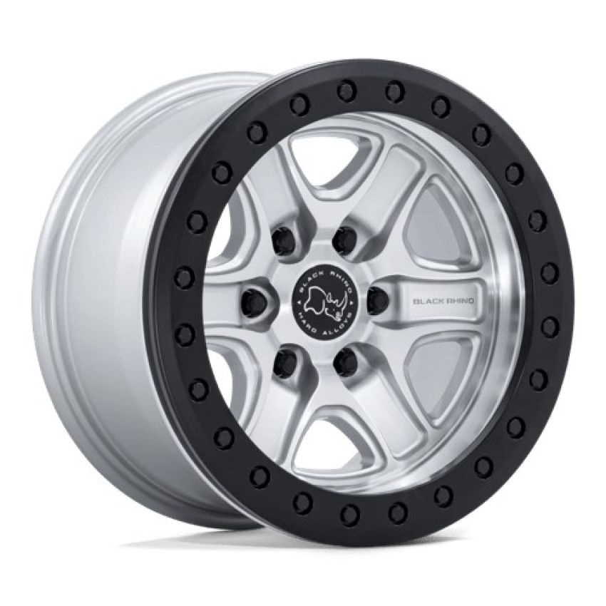 BLACK RHINO HARD ALLOYS ECHO TRAIL LOCK 18X9 6X135 +12 SLV-MCH