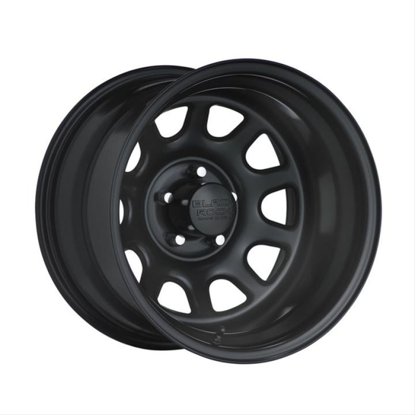 BLACK ROCK Steel Type D Window Black Wheel 17x9 8x6.50 130.81 +00