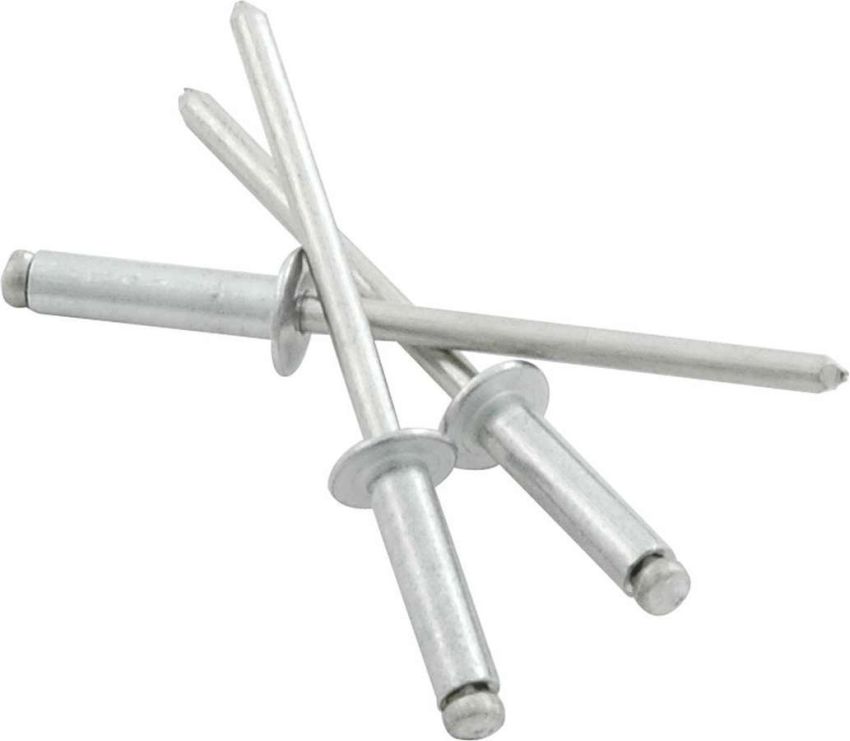 ALLSTAR PERFORMANCE ALL18194 1/8in Alum Rivet Silver 25Pk 5/16in-3/8in