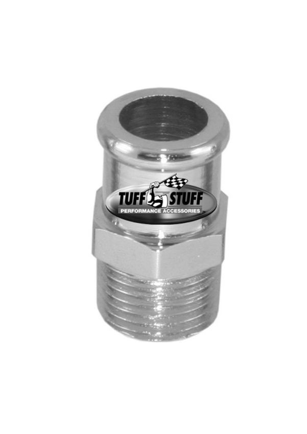 TUFF-STUFF TFS4450B Water Pump Chrome Hose Nipple For 3/4in Hose