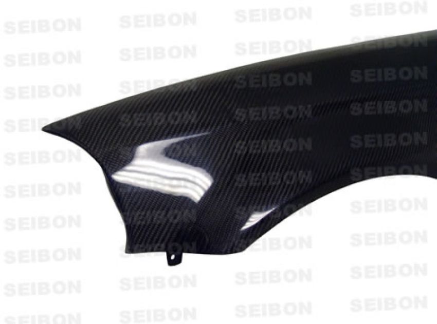 Seibon FF9698HDCV 96-98 Honda Civic OEM Style Carbon Fiber Fenders