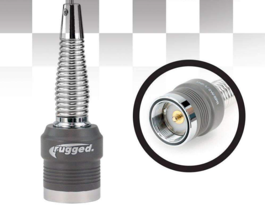 Rugged Radios VHF-1/2W-SPR VHF 1/2 Wave No Ground Plane (NGP) Antenna