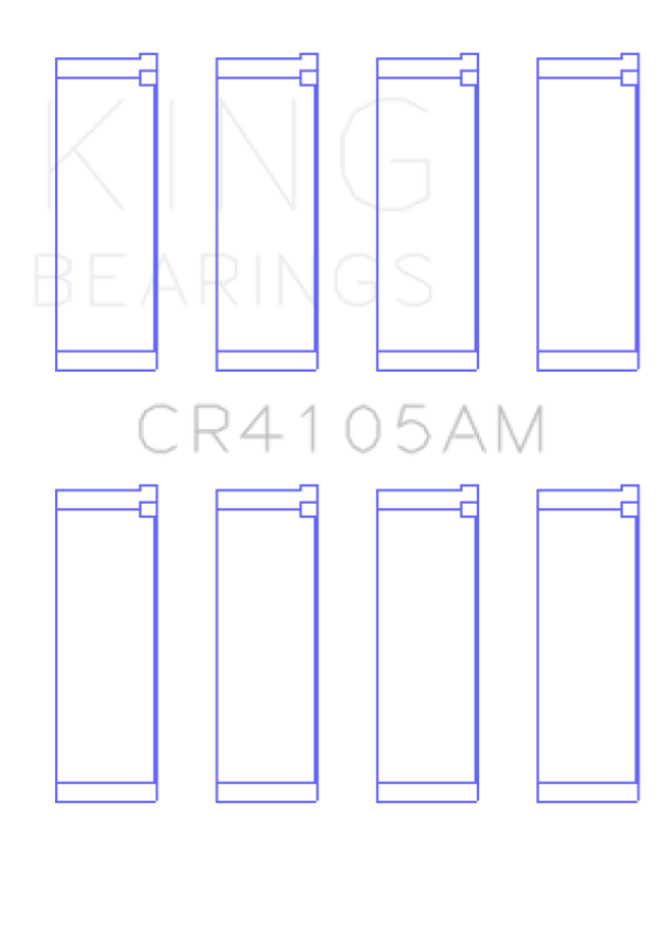 King Mazda FS-DE L4/FP L4/FS L4  DOHC 16 Valve  (Size STD) Rod Bearing Set