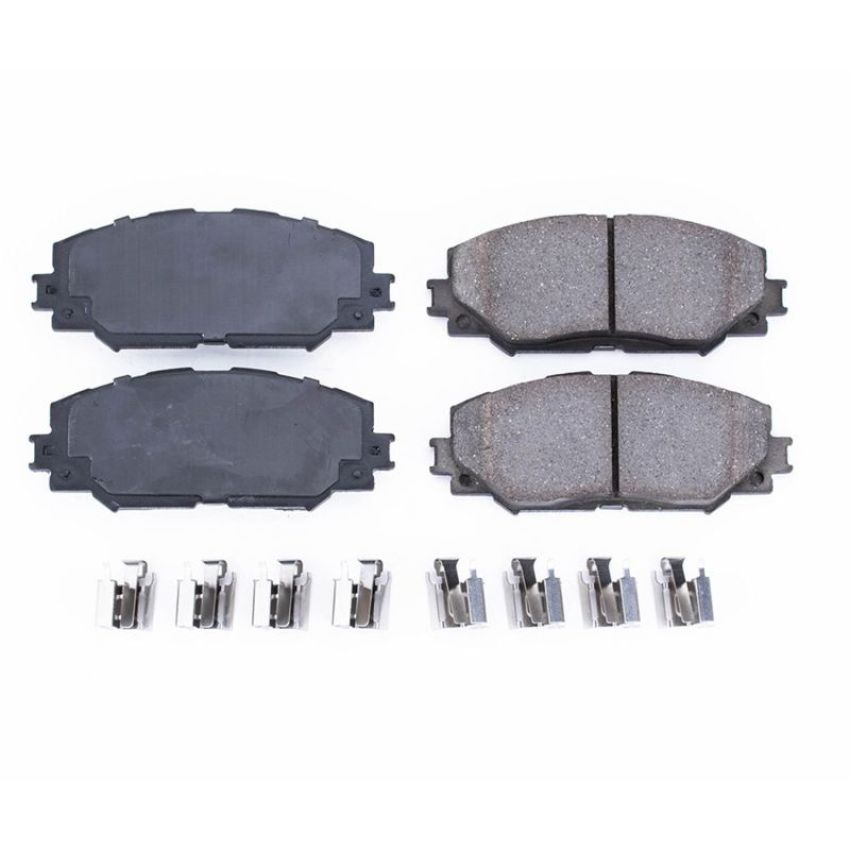 PowerStop 17-1210 PowerStop - Z17 Low-Dust Ceramic Brake Pads with Hardware